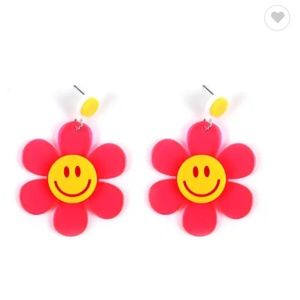 Flower Power (pink) Earrings